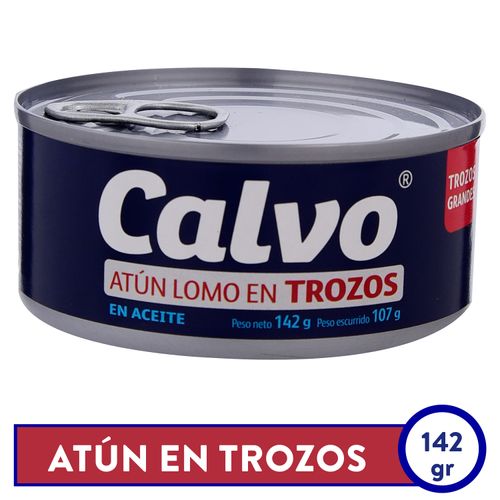 Atún Calvo lomo en trozos en aceite - 142 g