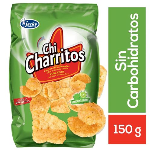 Snack Chicharritos Jack´s Sabor Pimienta Y Limón - 150g