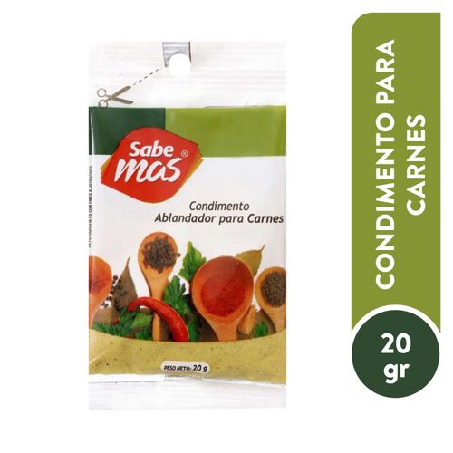 Condimento Sabemas ablandador de carnes - 20 g