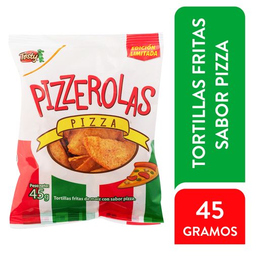 Pizzerolas Tosty sabor pizza - 45 g