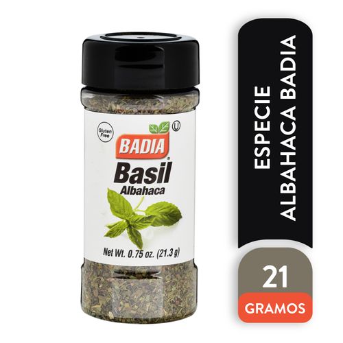 Especie Badia Albahaca Envase Plástico- 21,3 g