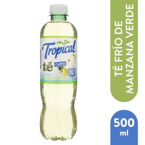 Refresco Tropical Te Verde Manzana Cero - 500ml