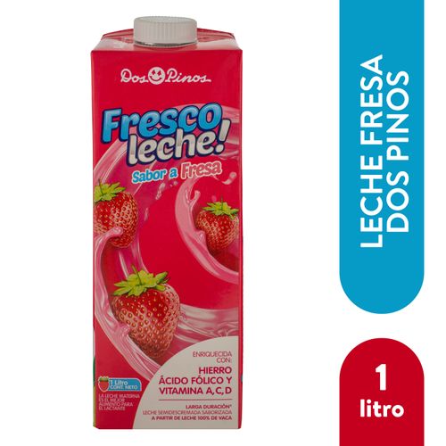 Leche Dos Pinos Saborizada Fresa Frescoleche -1000ml