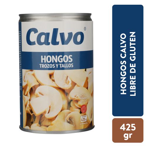 Hongos Calvo trozos y tallos en lata - 425 g