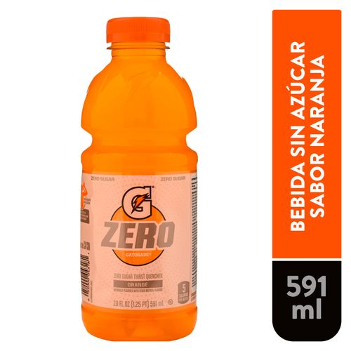 Bebida Gatorade Zero Orange -591ml