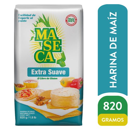 Harina Maseca De Maíz Extra Suave - 820g