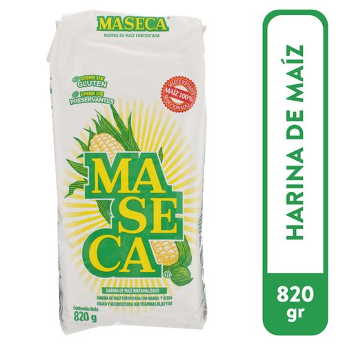 Harina De Maíz Maseca Regular -820gr