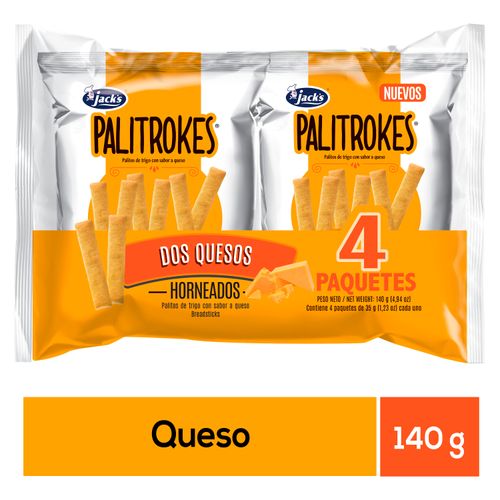 Palitrokes Jack's dos Quesos 4 pack - 140 g