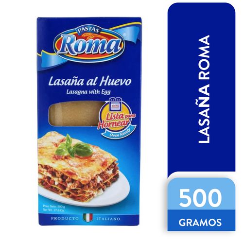 Lasagna Roma Al Huevo Caja - 500 g