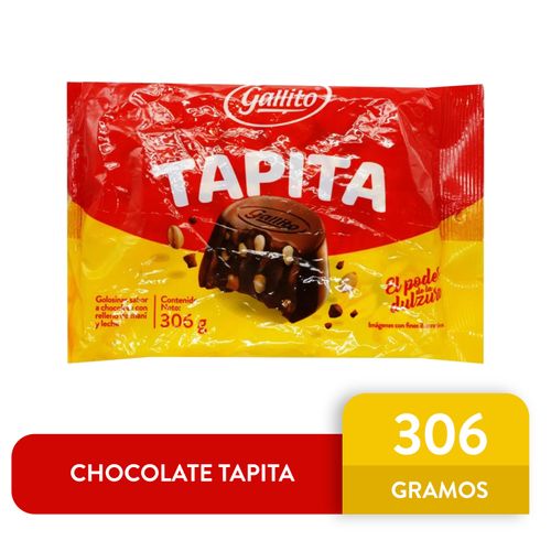 Chocolate Gallito tapita el poder de la dulzura bolsa- 306 g