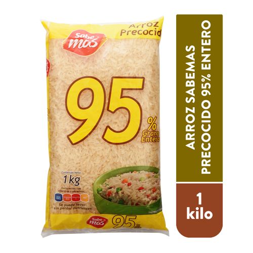 Arroz Sabemas precocido entero - 1000 g