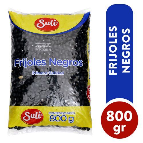 Frijol Suli Negro Primera Calidad Empacados - 800 g