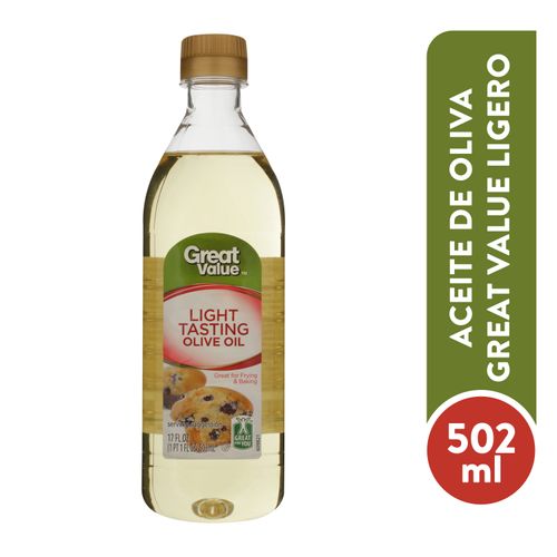 Aceite Great Value oliva light - 500 ml