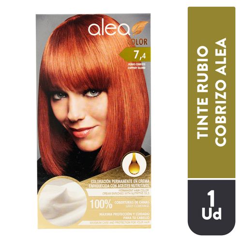 Alea Tinte Cabello Rubio Cobr N 74 145Ml