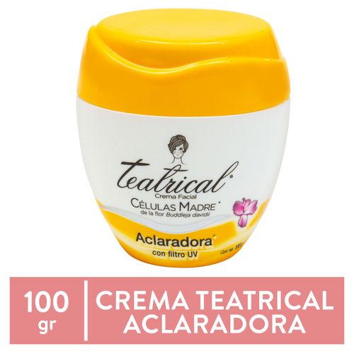 Crema Teatrical Facial Aclarante - 100gr