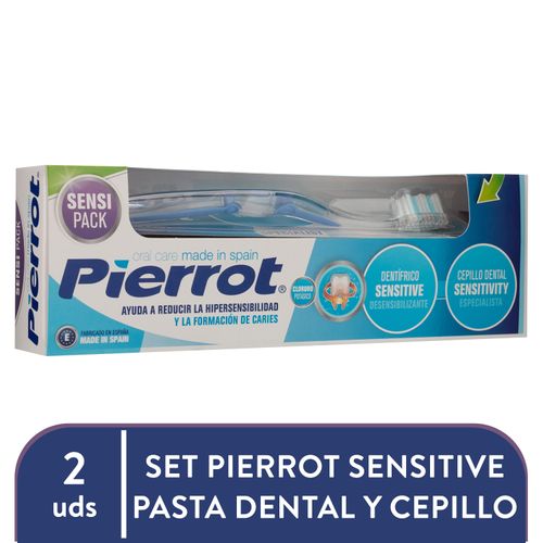 Pasta Dental Pierrot Sensitive + Cepillo -75ml