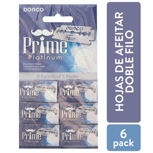 6 Pack Hojas Para Afeitar Dorco Doble Filo