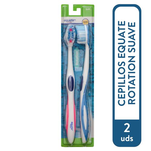 Cepillo Dental Equate Rotation Suave 2 unidades