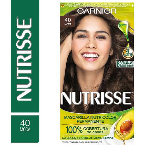 Tinte para cabello Garnier Nutrisse 40 Moca