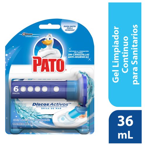 Discos Pato Baños Activos Brisa De Mar Con Un aplicador - 36ml