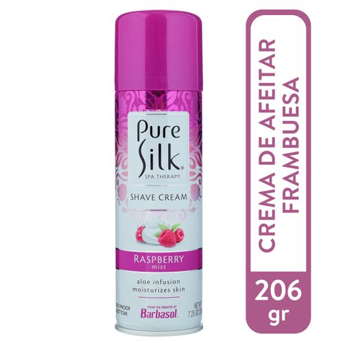 Crema Afeitar Frambuesa Puresilk 206G