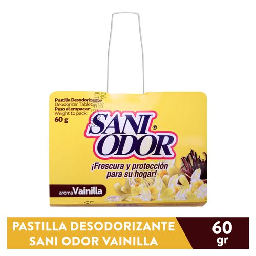 Desodorante Sanitario Sani Odor Pastilla Vainilla -60gr