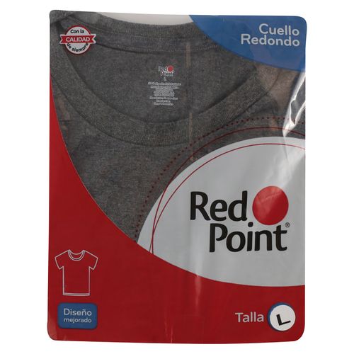 Camiseta Caballero 0400 L Gris Heather