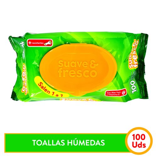 Toalla Regular Suave Fresco - 100 Unidades