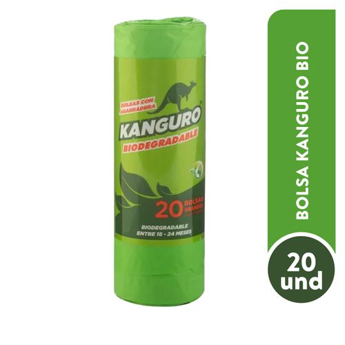 Bolsas Kanguro grandes y biodegradables - 20 Uds