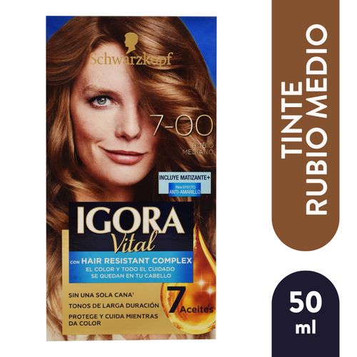 Tinte Igora Vital Rubio Media 7 00 50Ml