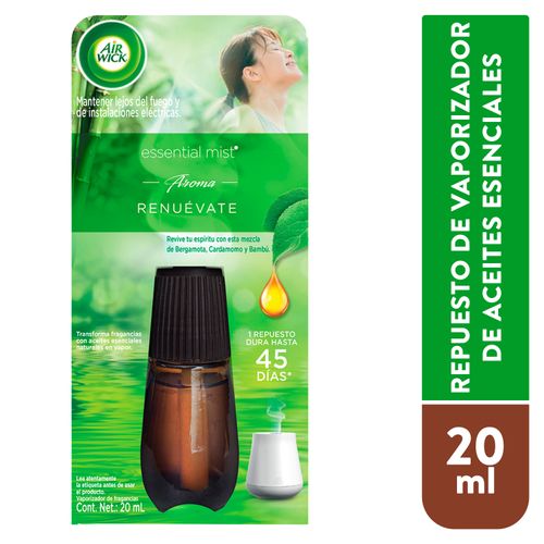 Difusor Air Wick De Fragancias Essential Mist Renueva Repuesto - 20ml