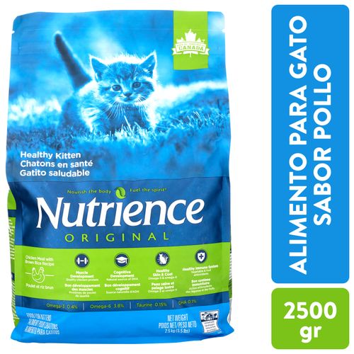 Alimento Nutrience para gatito original  sabor pollo - 2500 g