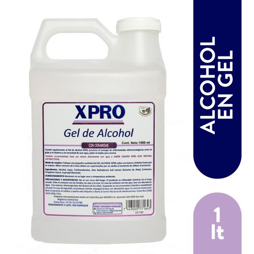 Alcohol En Gel Xpro 1000Ml