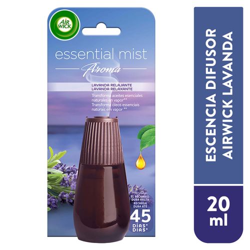 Difusor Air Wick De Fragancias Essential Mist Lavanda Repuesto -20ml