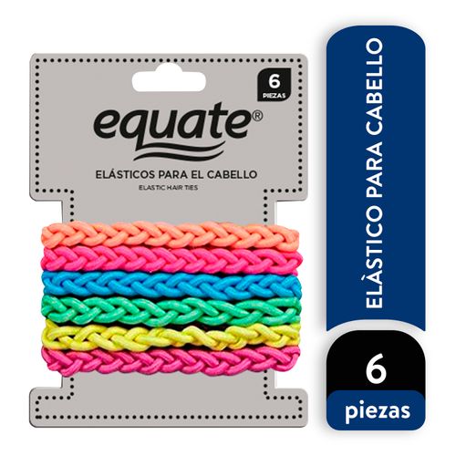 Colas Equate Para El Cabello 6 Piezas