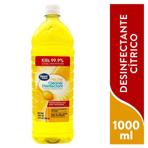 Desinfectante Great Value Citrico -1000ml