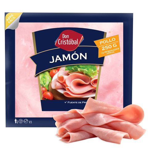 Jamón Don Cristóbal pechuga pollo - 250 g