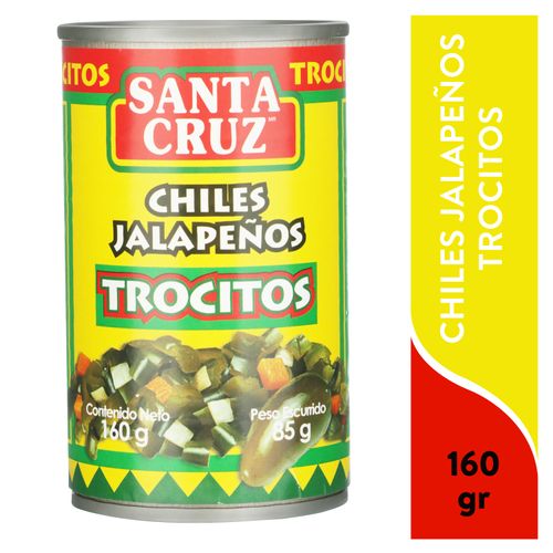 Chile Santa Cruz Jalapeño Trocitos - 160gr