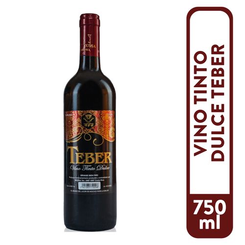 Vino Tinto Teber Dulce - 750ml