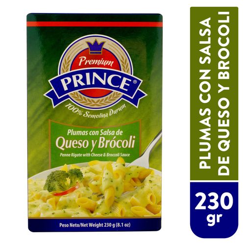 Pasta Prince Plumas Salsa Queso - 230gr