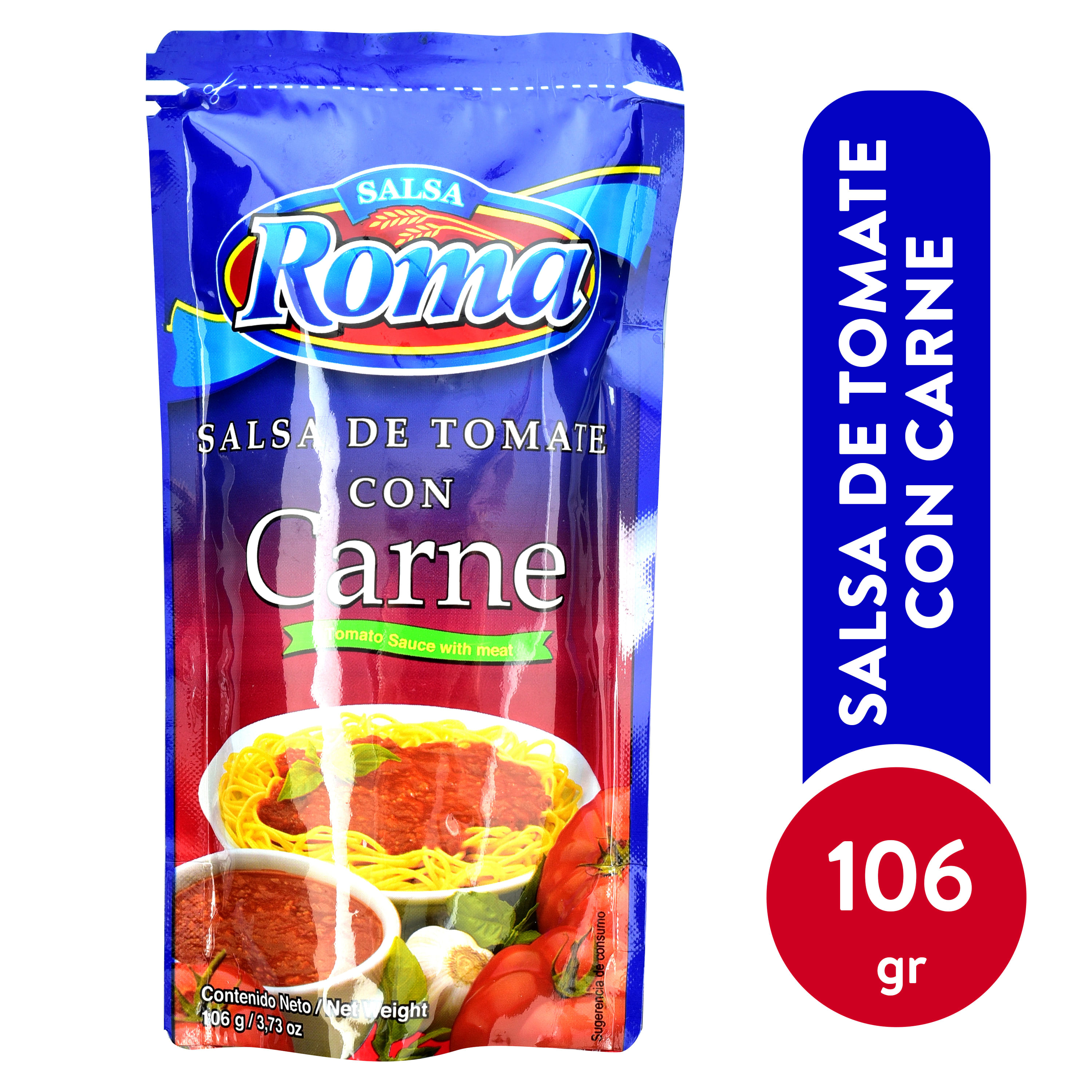 Roma Salsa preparada con carne 106 g