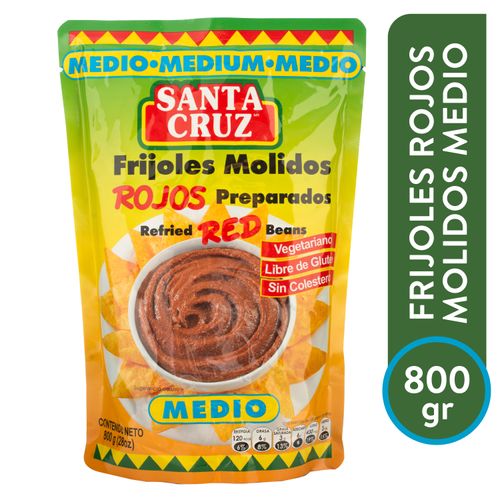 Frijol Santa Cruz molido rojo picante medio - 800 g