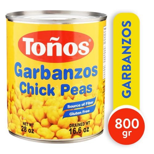 Garbanzos Toños enlatados - 800 g