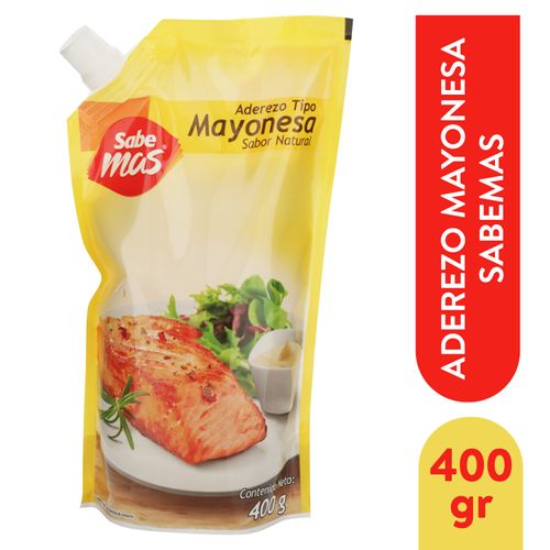 Mayonesa Sabemas tipo aderezo sabor natural - 400 g