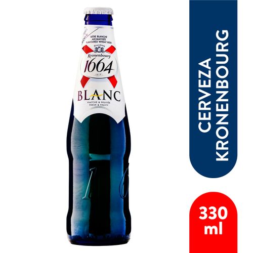Cerveza Kronenbourg 1664 Blanco Botella - 330 ml
