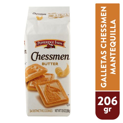 Galleta Pepperidge Farm  chessmen butter - 206 g