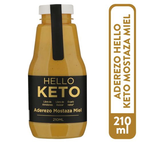 Aderezo Hello Ketto moztaza miel - 210 g