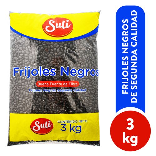 Frijol Suli entero negro - 3000 g