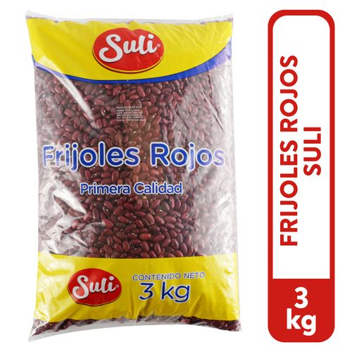 Frijol Suli entero rojo - 3000 g