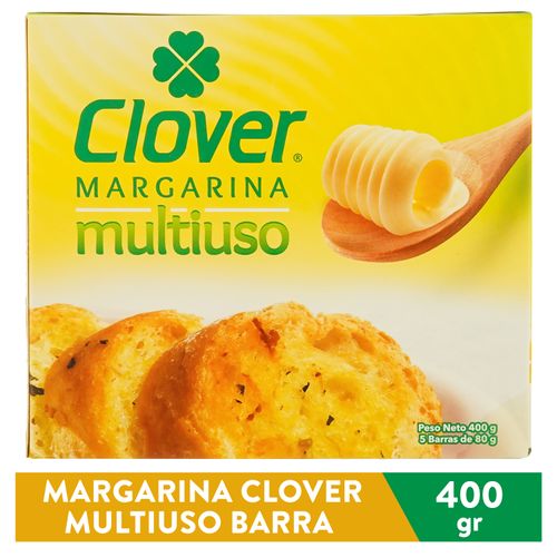 Margarina Clover Multiuso Barra 5 unidades -400gr